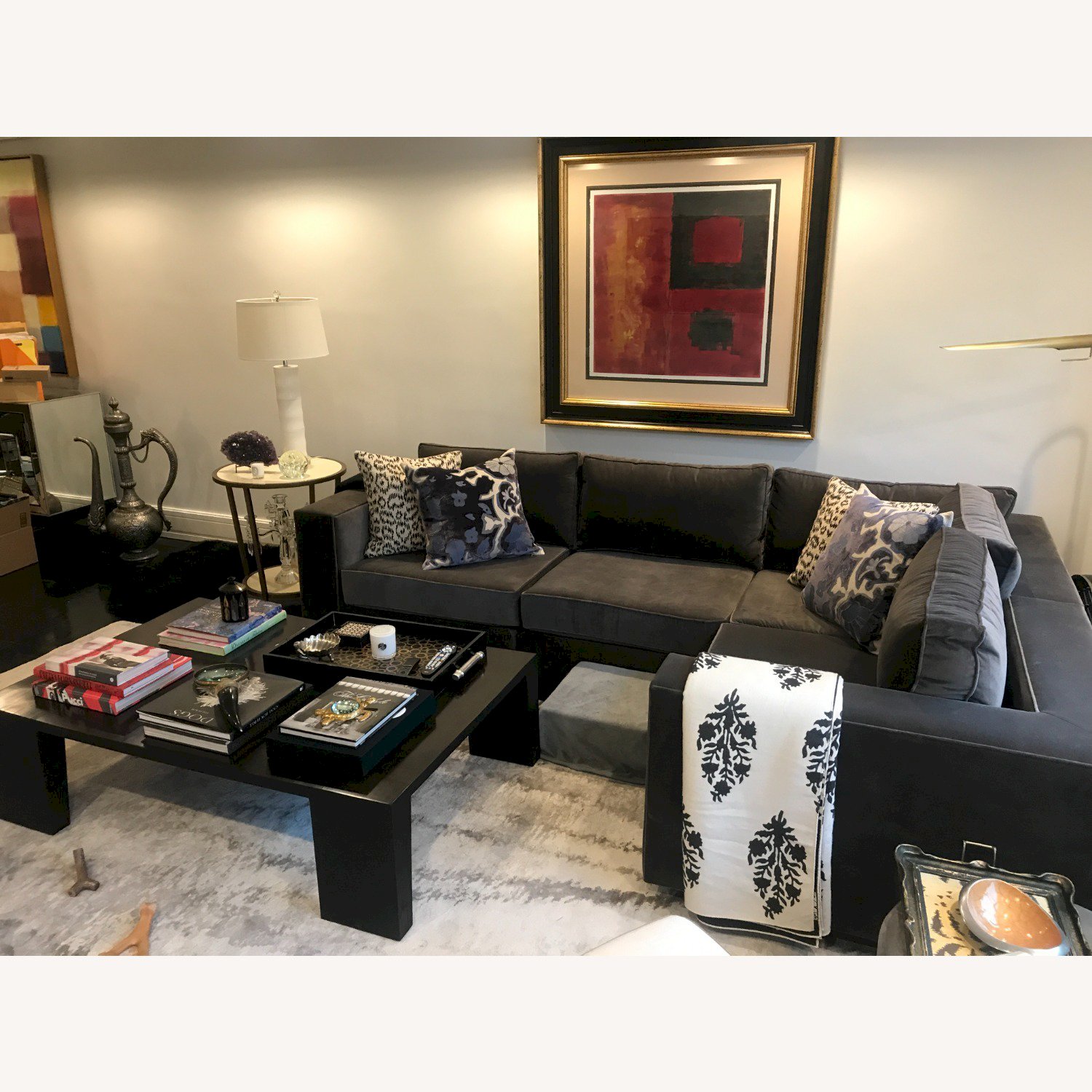 Restoration Hardware Maddox Sofa Perf Velvet 4 Pieces Marketplace For Pre Owned Furniture Home Decor